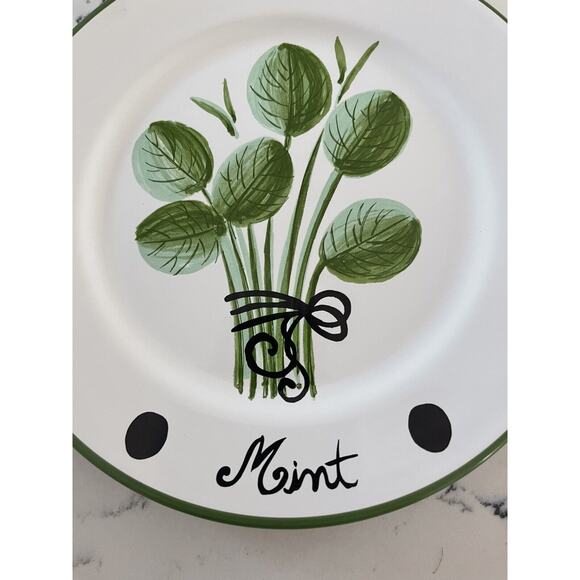 Made in Portugal Gold Creations 8” “Mint” Tidbit Dish - Picture 7 of 7